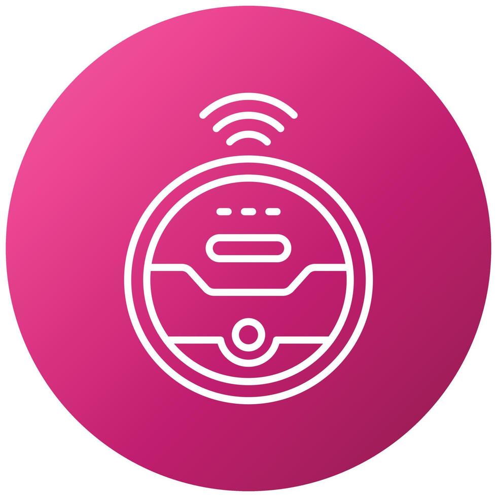 Robot Vaccum Icon Style vector