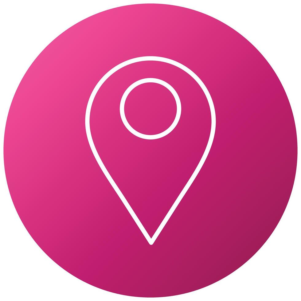 Location Icon Style vector