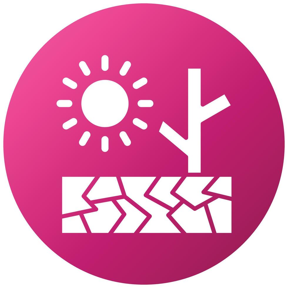 Drought Icon Style vector