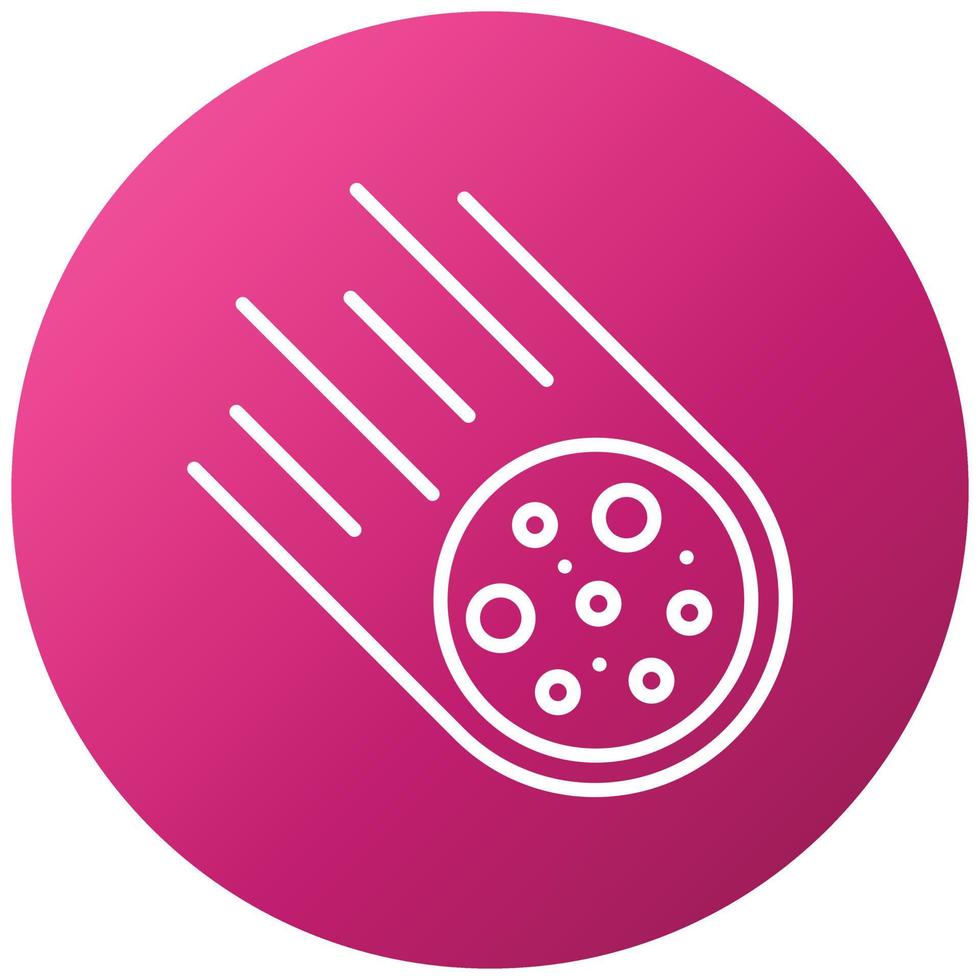 Asteroid Icon Style vector
