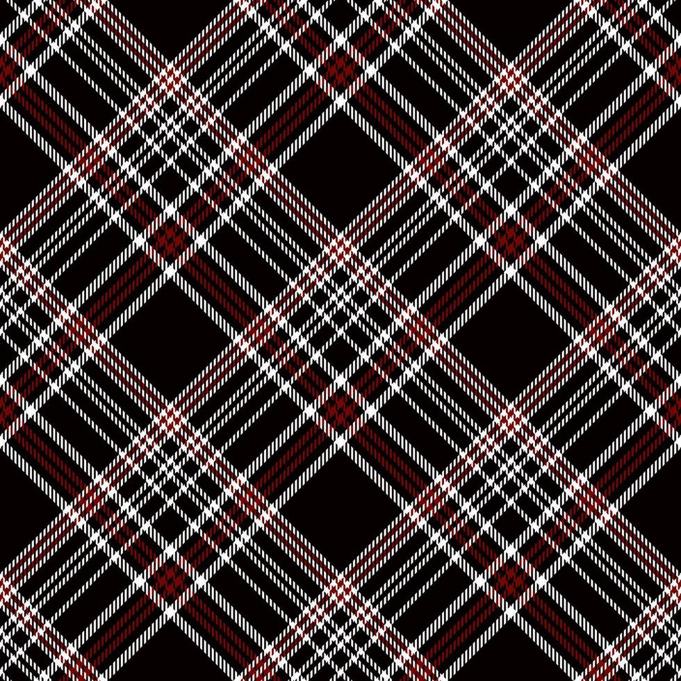 Classic plaid pattern in dark blue, red and  white. Tartan plaid pattern for blanket, skirt, shirt, tablecloth and other fabric textile design vector