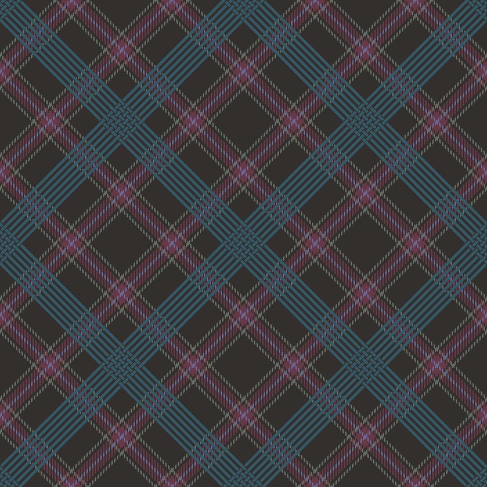 Black, blue, and violet tartan fabric texture with webbing stripes, suitable for blanket, shirt, tablecloth, skirt and other fabric product vector