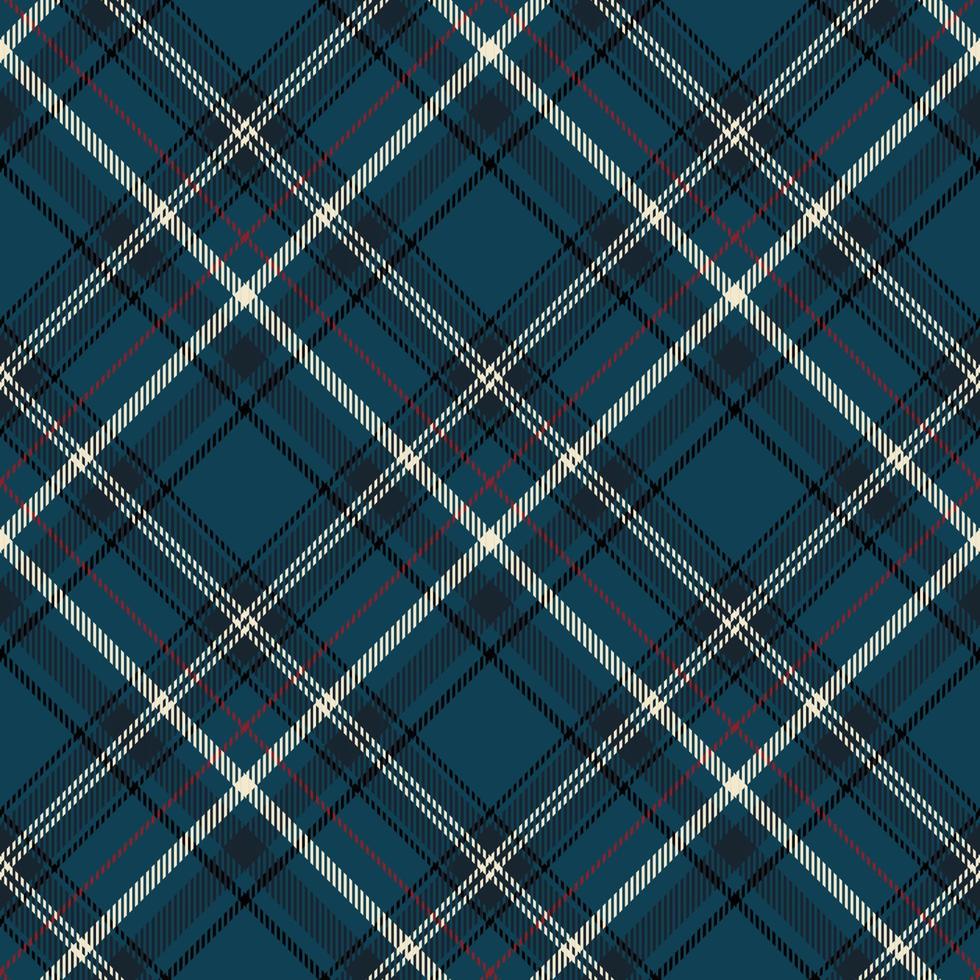 tela escocesa de tartán escocés con patrón cuadrado. textura transparente en azul, blanco, negro y rojo para el diseño de telas vector