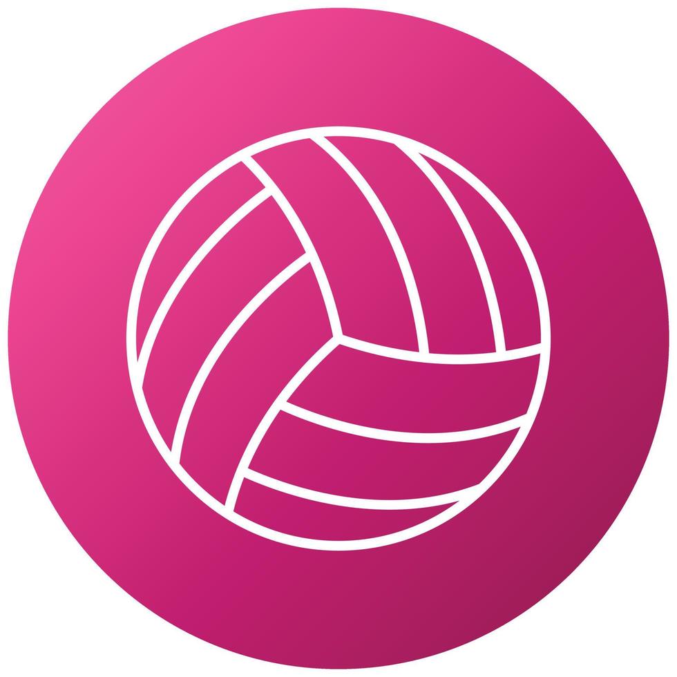 Volleyball Icon Style vector