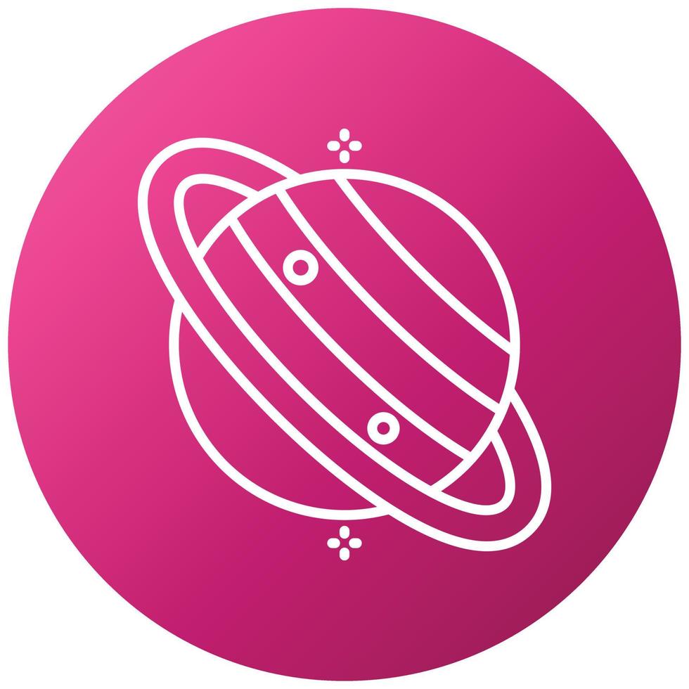 Saturn Icon Style vector