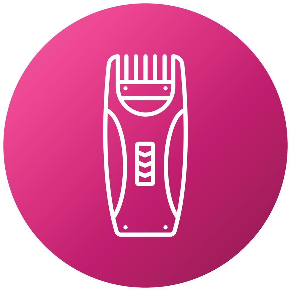 Hair Clipper Icon Style vector