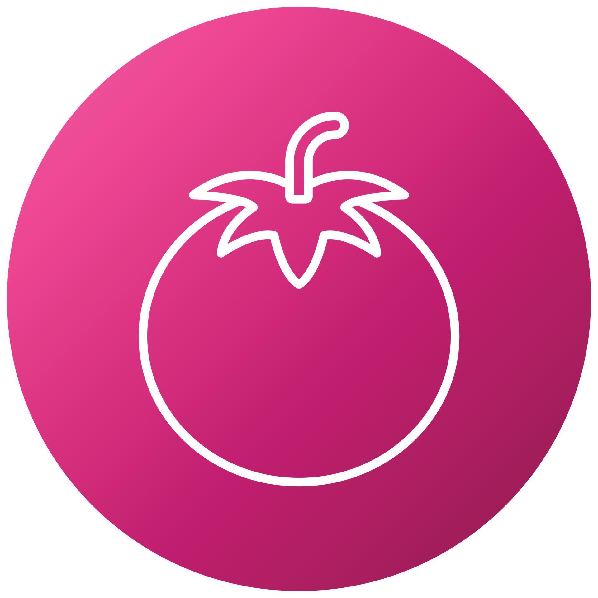 Tomato Icon Style 8379048 Vector Art at Vecteezy