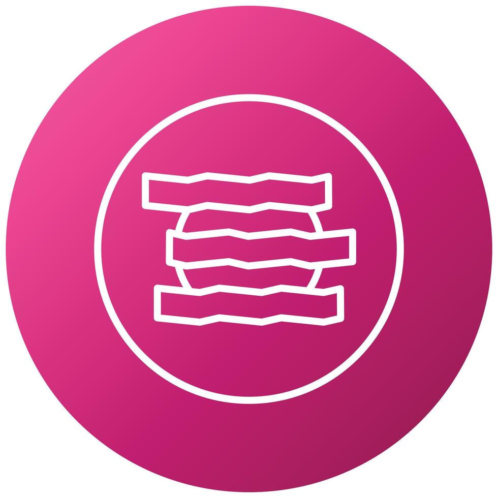 Bacon Icon Style vector