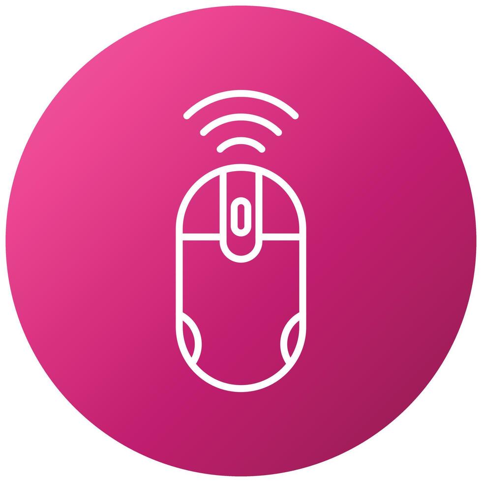 Wireless Mouse Icon Style vector