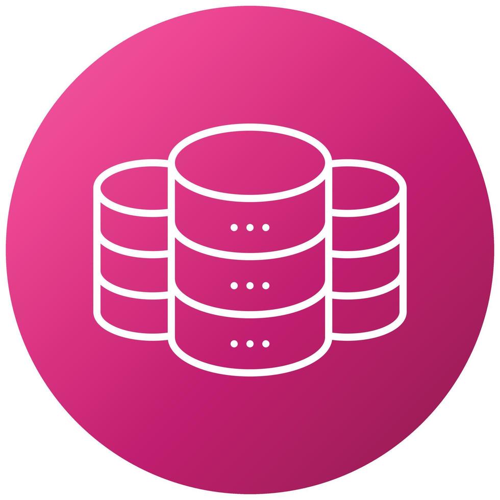 Database Icon Style vector