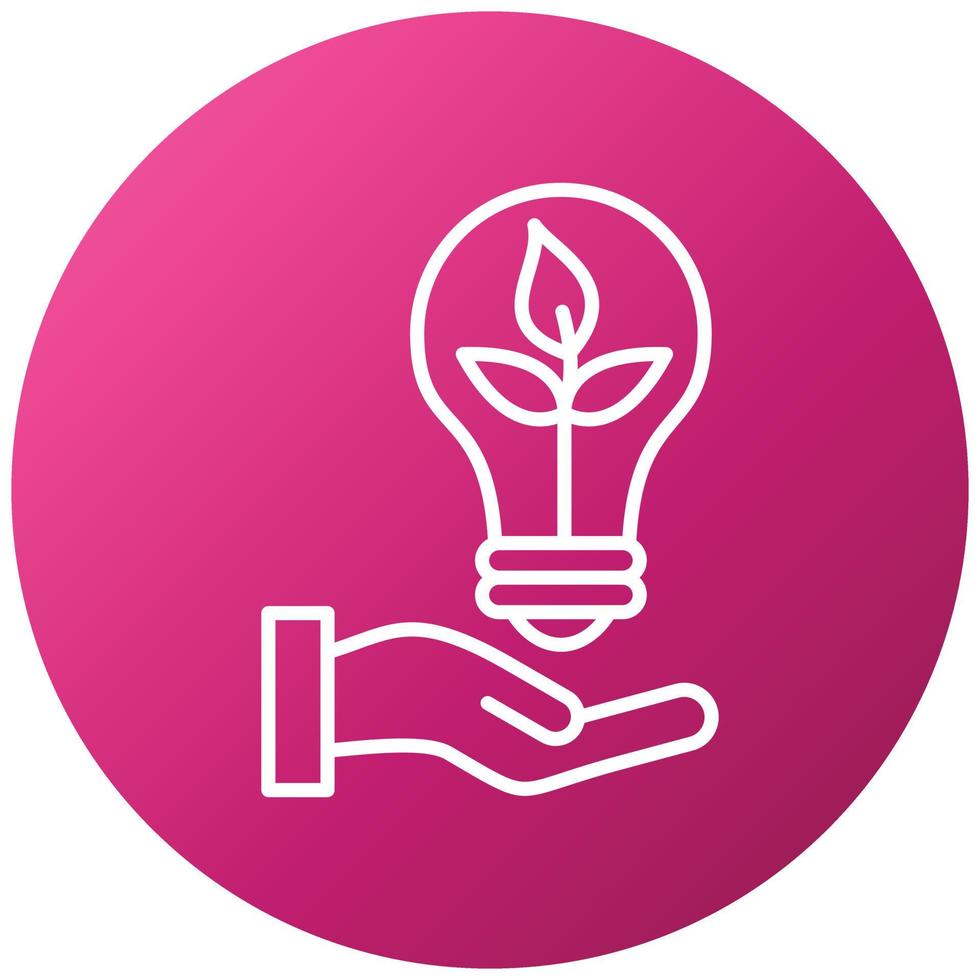 Energy Saving Icon Style vector