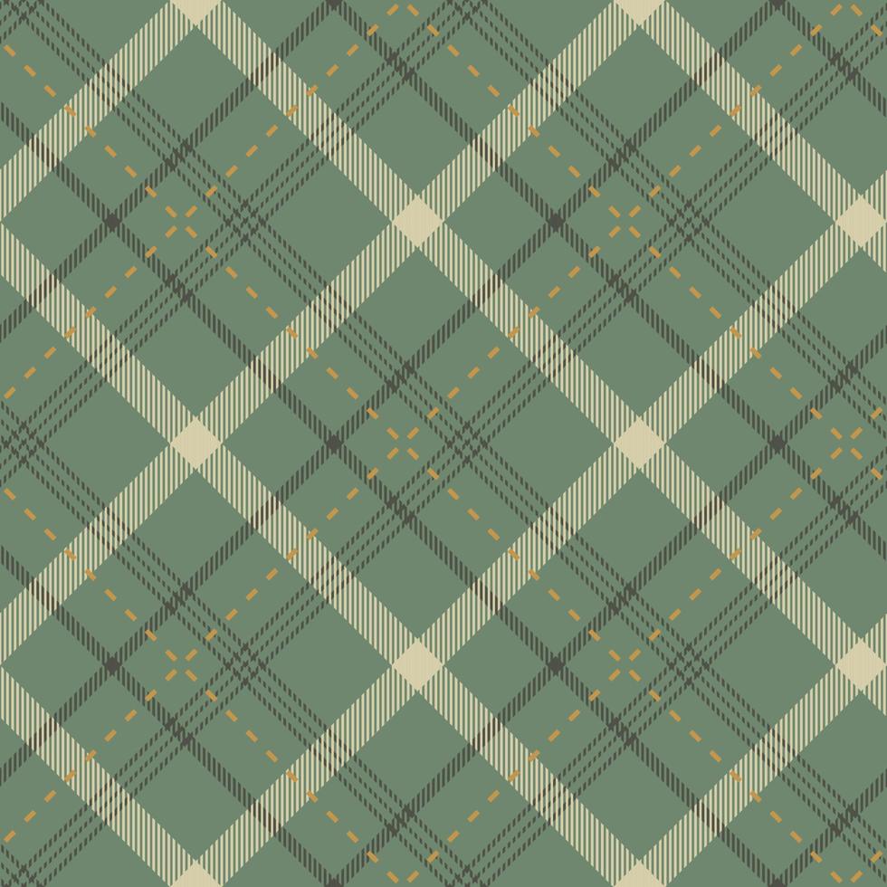 Classic tartan plaid green, brown, and black with brown dotted line. Suitable for fabric texture product vector