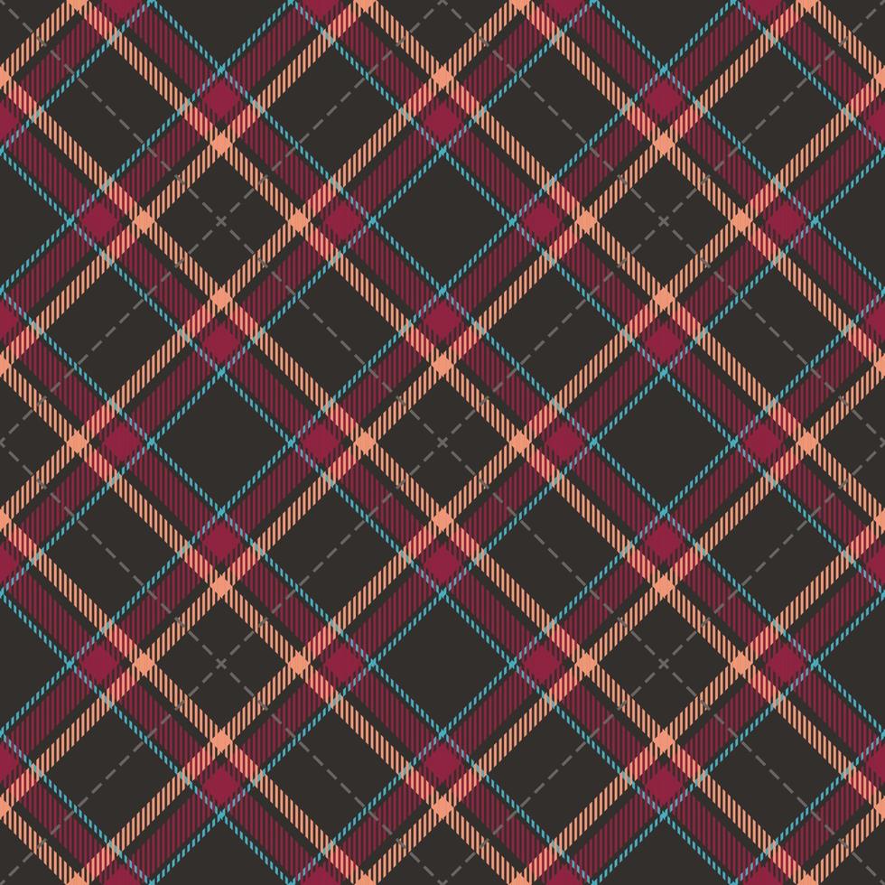 Classic tartan plaid violet, blue and pink with brown dotted line. Suitable for scarf, blanket, throw and other fabric texture product vector