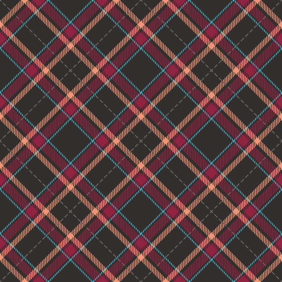 Classic tartan plaid violet, blue and pink with brown dotted line. Suitable for scarf, blanket, throw and other fabric texture product vector