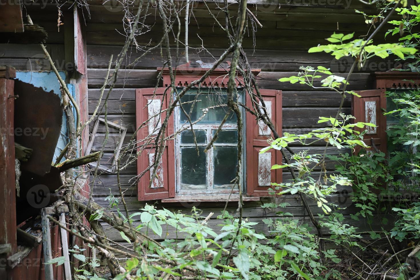 Building in Chernobyl Exclusion Zone, Ukraine photo