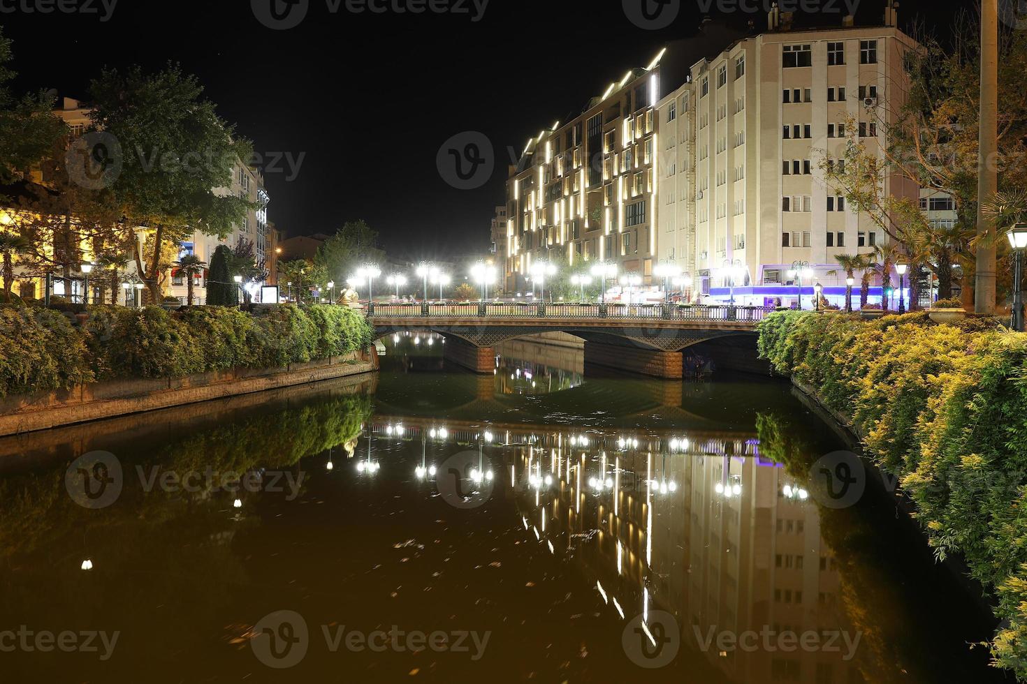 Porsuk River in Eskisehir, Turkey photo