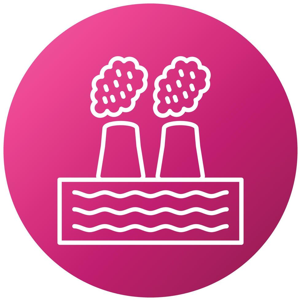 Geothermal Energy Icon Style vector