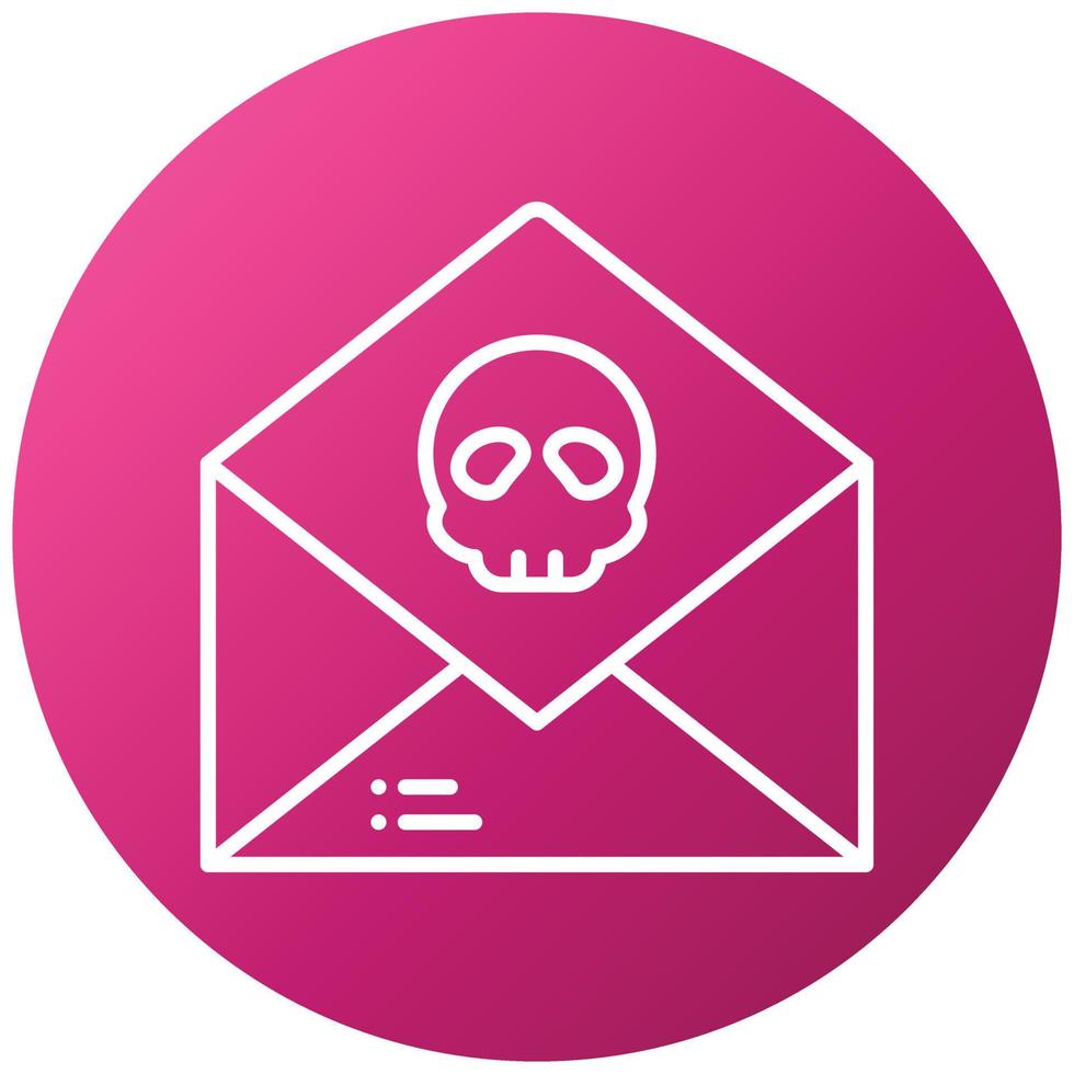 Virus Email Icon Style vector