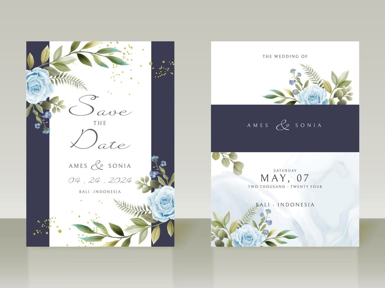 invitaciones de boda elegantes flores azules 8379752 Vector en Vecteezy invitaciones de boda elegantes flores azules 8379752 Vector en Vecteezy