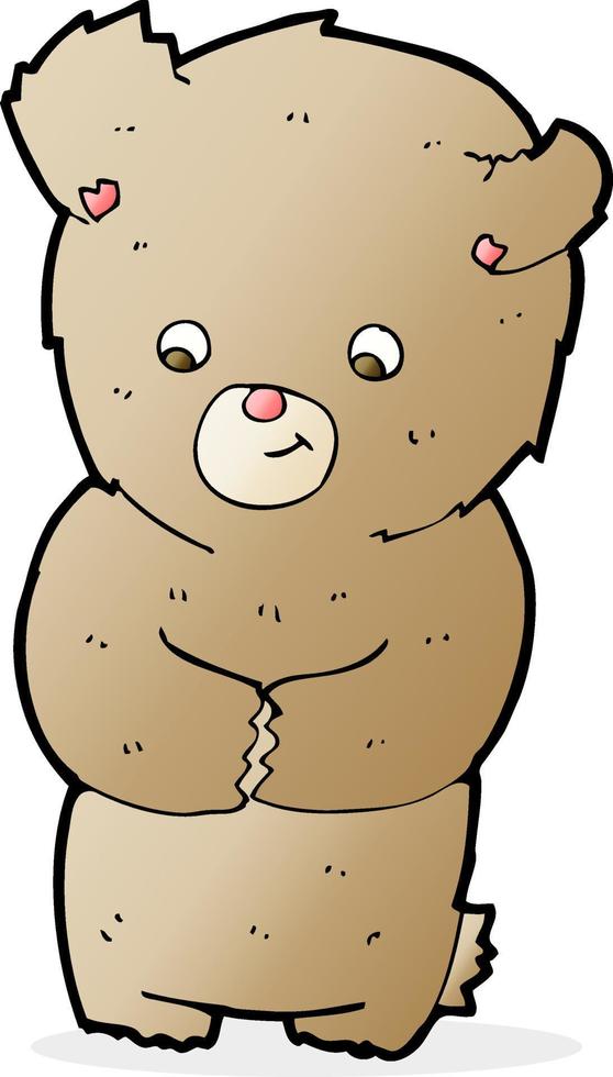 cartoon teddy bear vector