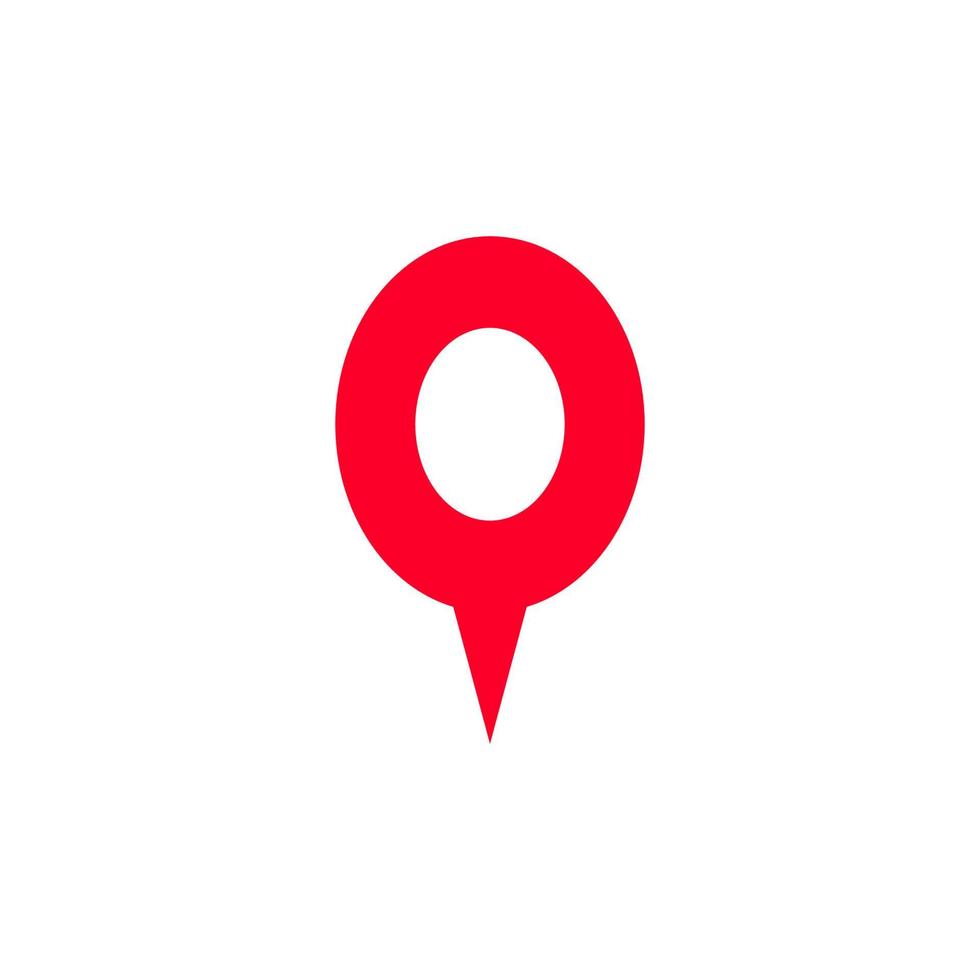 pin icon vector illustration