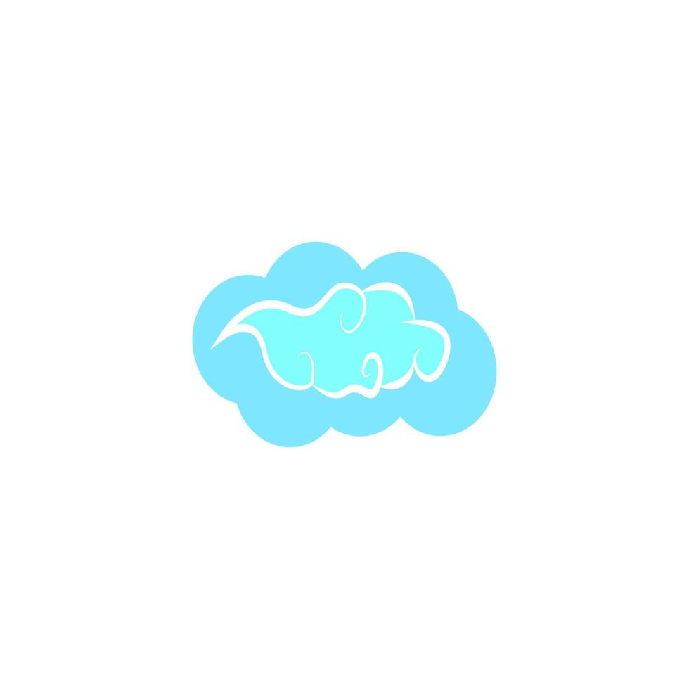 diseño de ilustración de icono de vector de nube