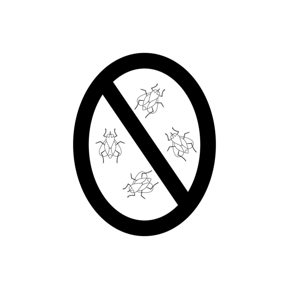 diseño de ilustración de icono de vector repelente de insectos