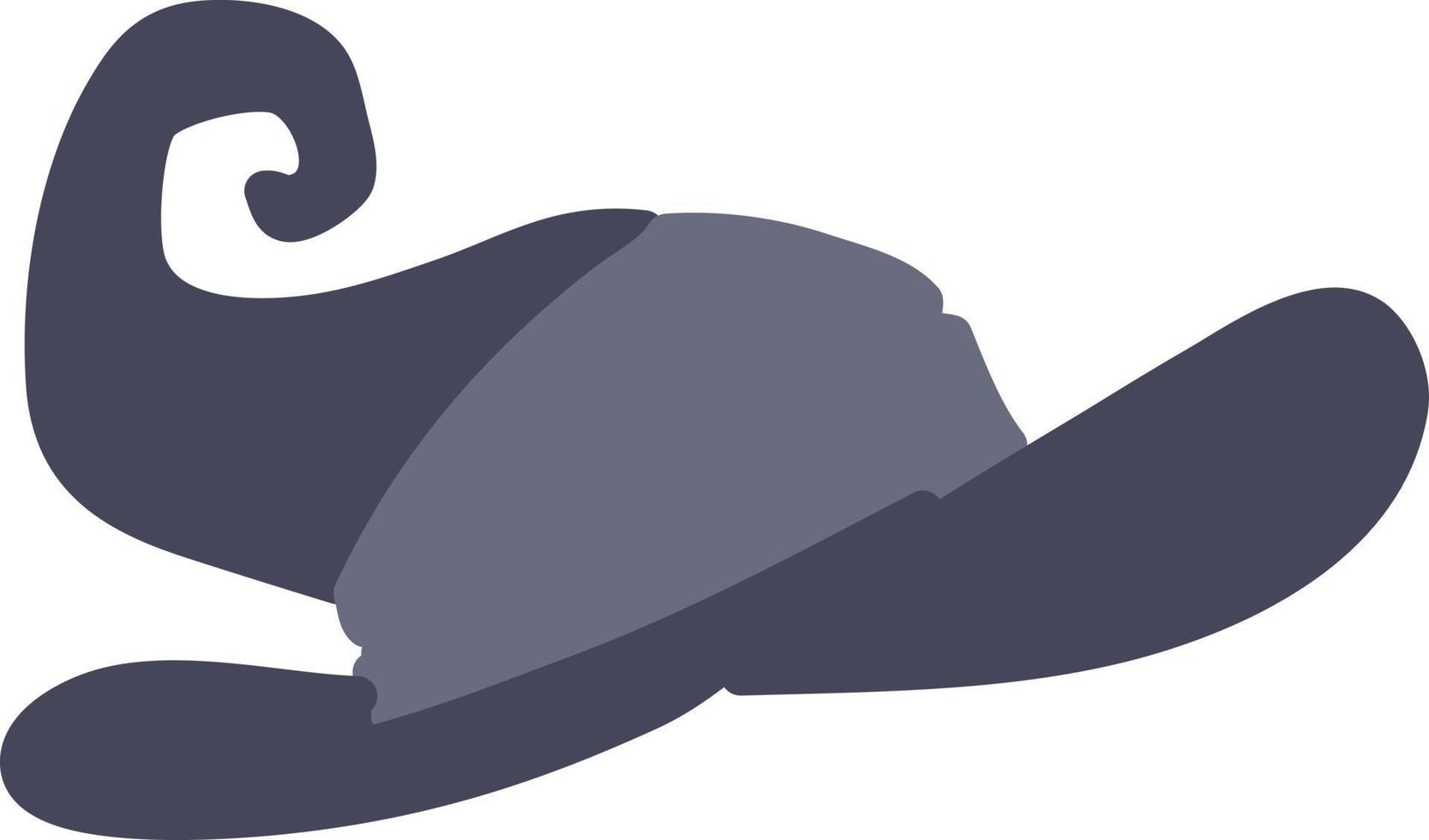 spooky witch hat vector