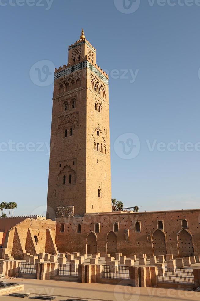 Kutubiyya Mosque in Marrakesh, Morocco photo