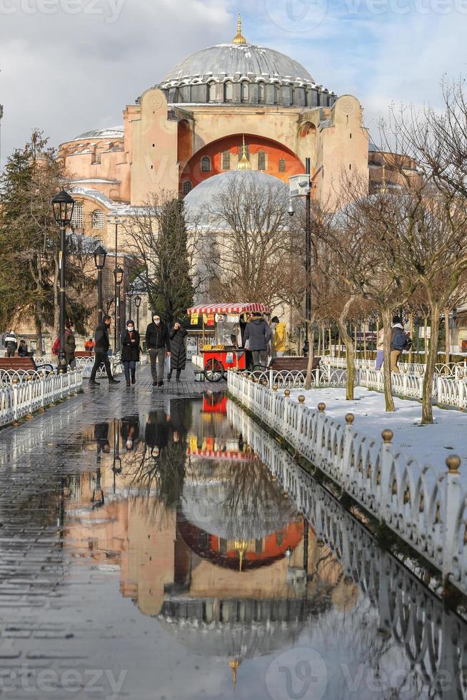 Hagia Sophia in Sultanahmet, Istanbul, Turkey photo