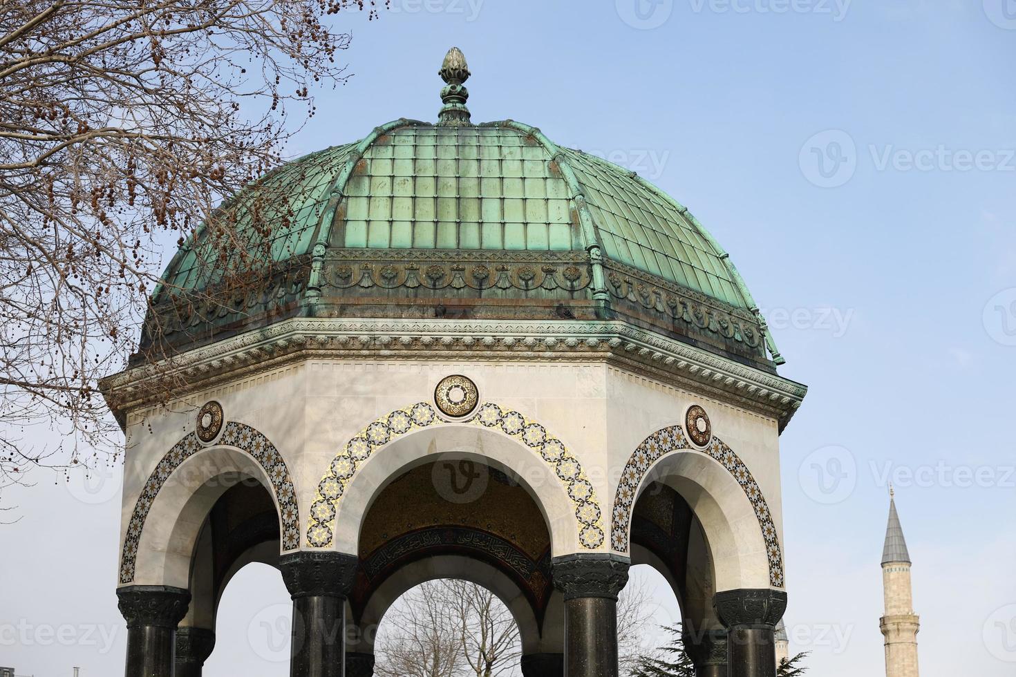 German Fountain in Sultanahmet Square, Istanbul, Turkey photo