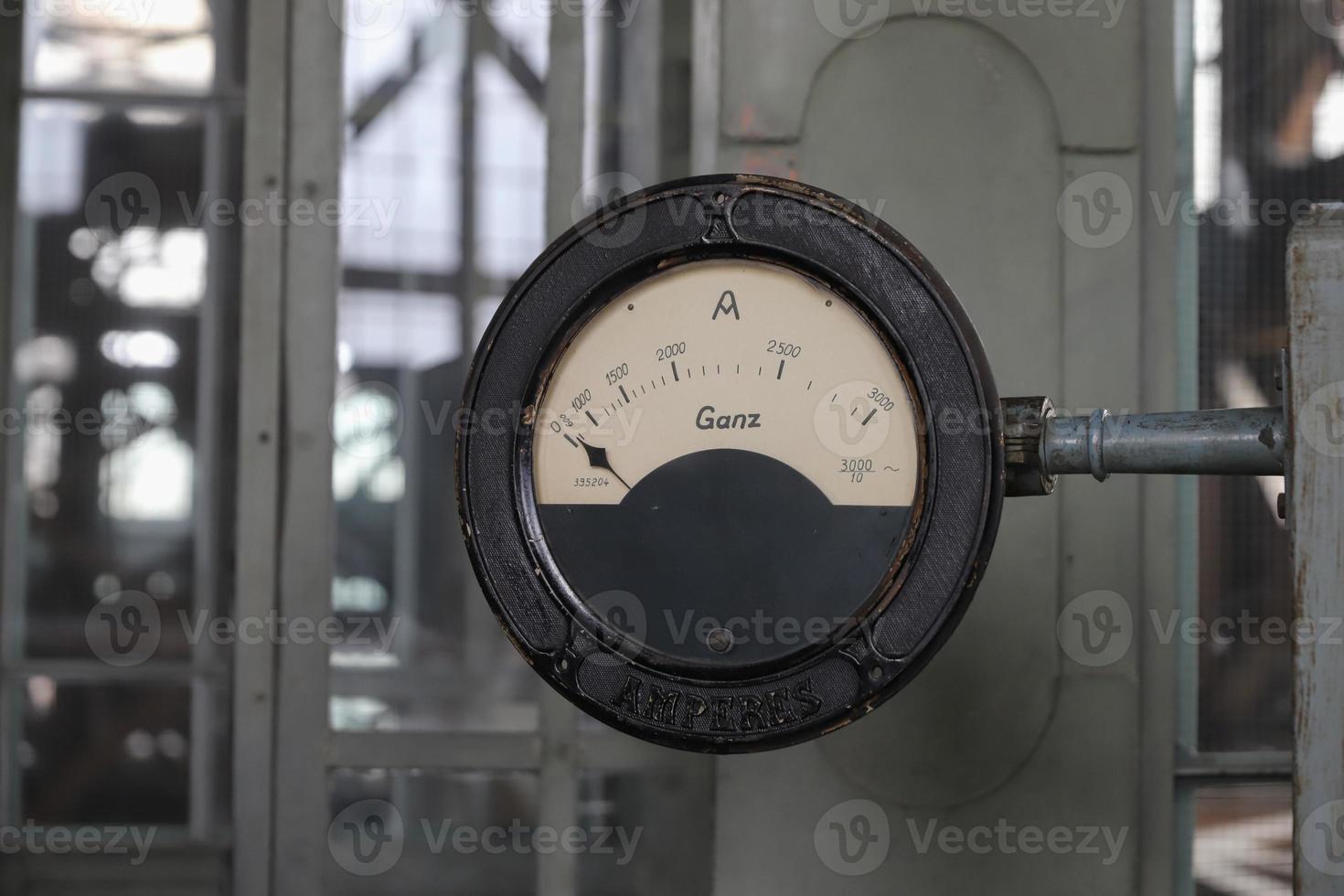 Control Panel of an old Power Plant photo