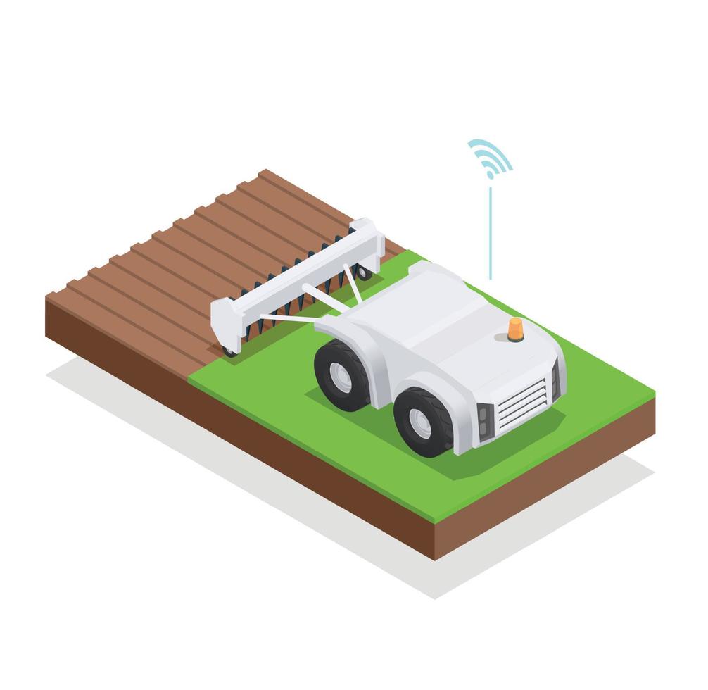 Agriculture Automation Composition vector