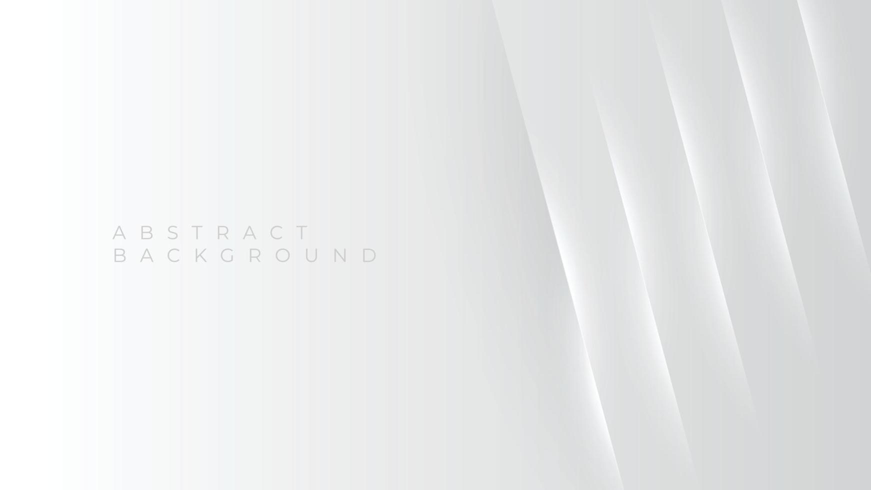 Abstract futuristic white and grey background with light line. Light silver background. Vector illustration