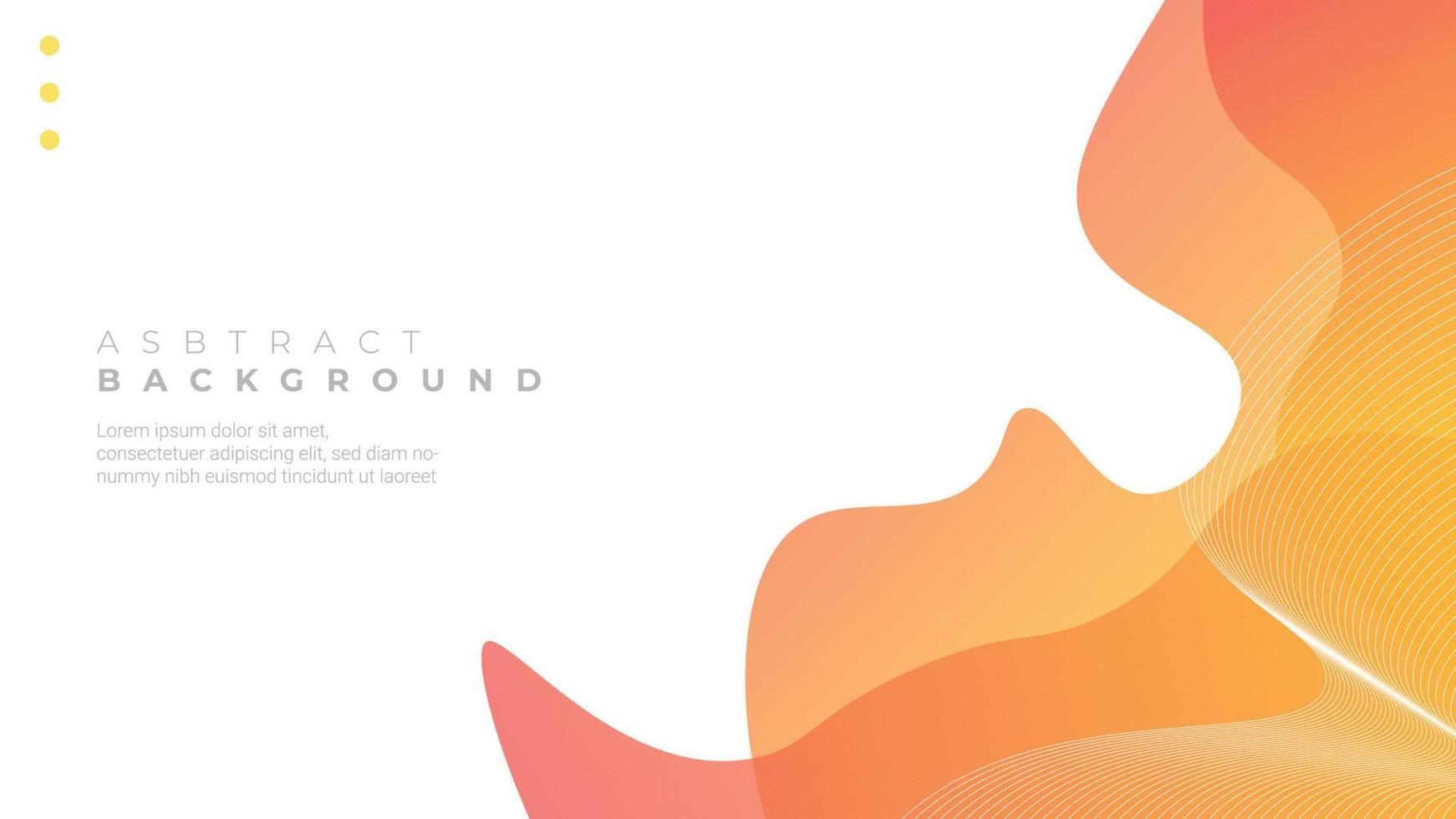 Abstract trendy beautiful wave on white background. Vector illustration EPS 10