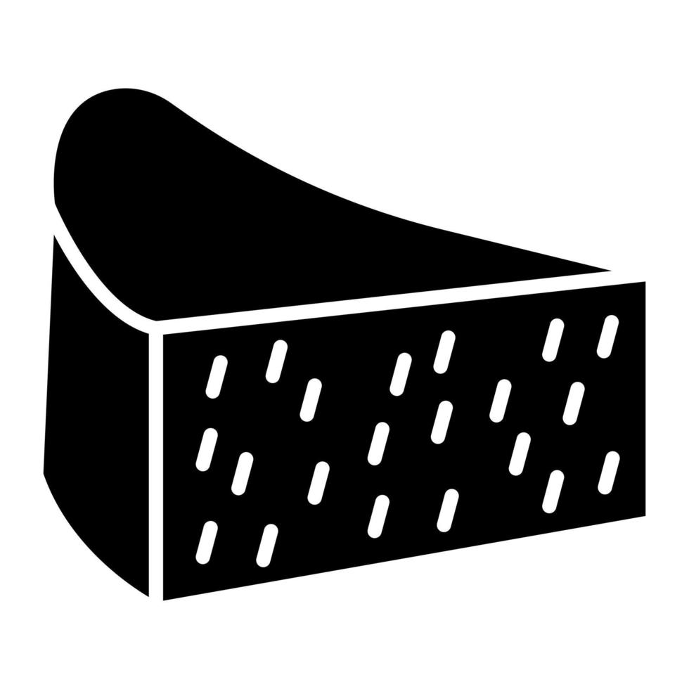 Cornbread Glyph Icon vector