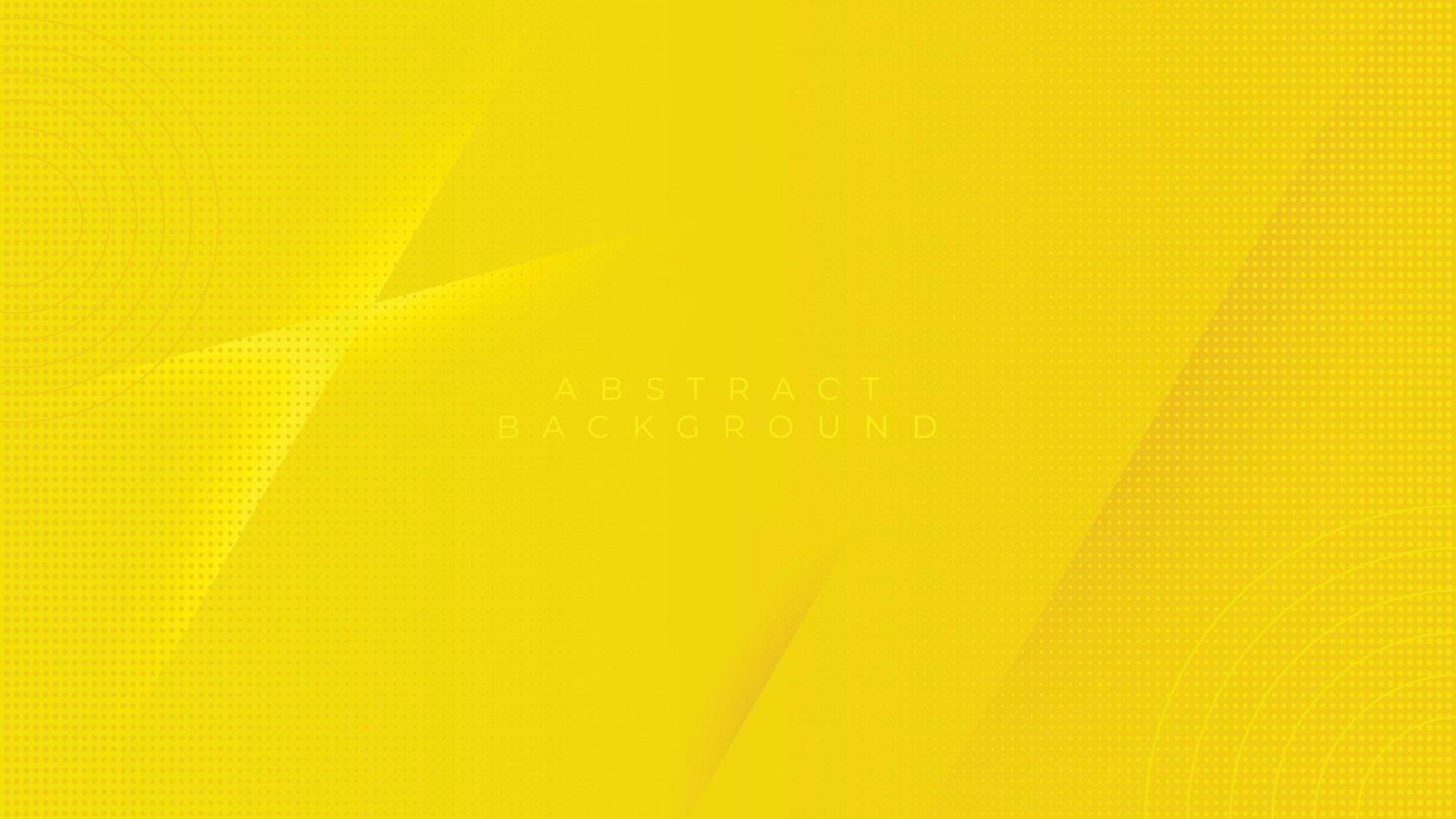 Abstract futuristic yellow background with halftone dots. Dynamic textured geometric element design. Vector illustration