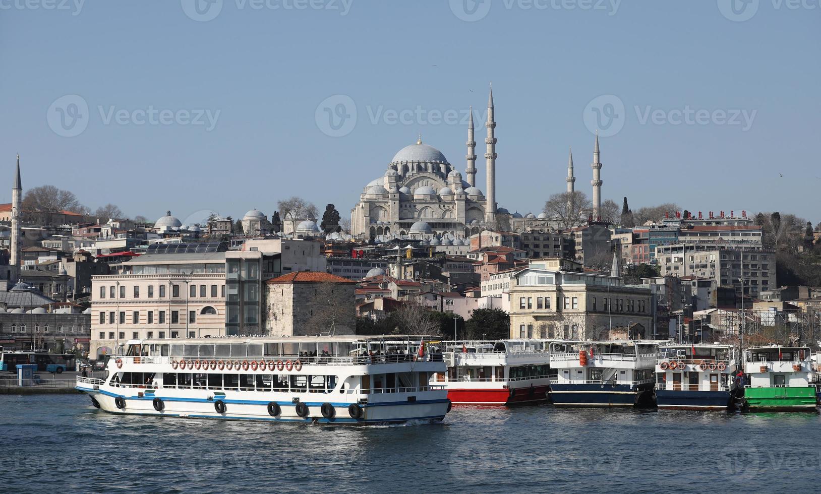 Mezquita de Süleymaniye en Estambul, Turquía foto