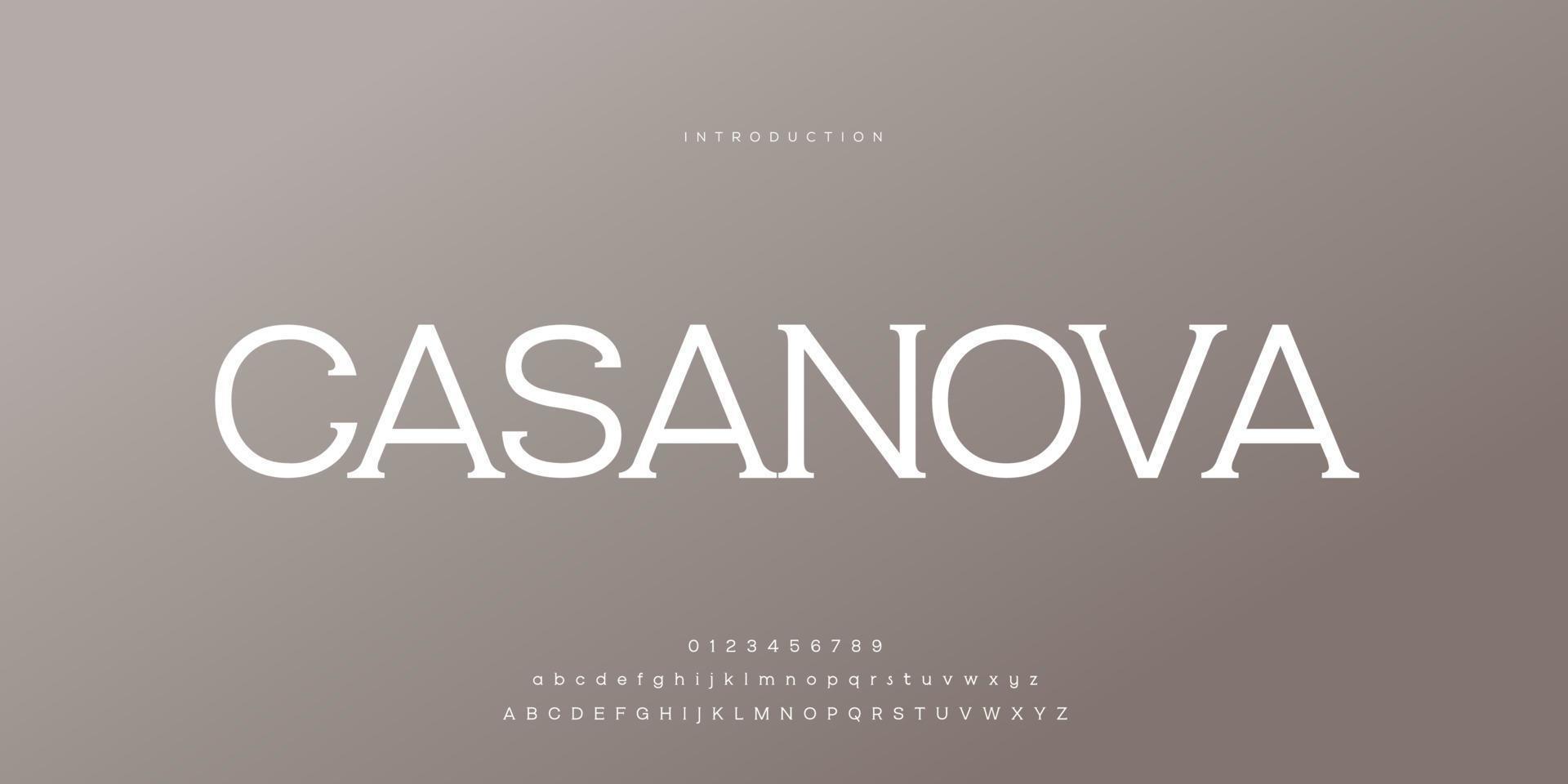 Elegant wedding font Pro Vector, Luxury Royal Abstract minimal modern font vector