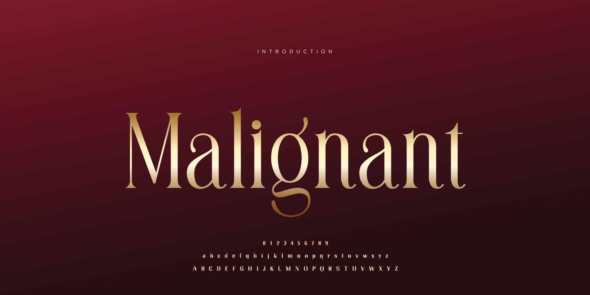 Elegant wedding font Pro Vector, Luxury Royal Abstract minimal modern font vector