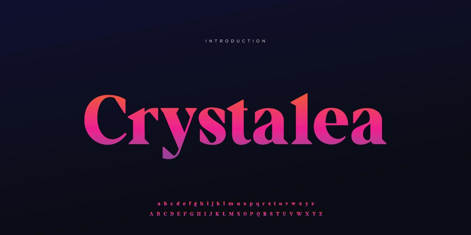 Elegant wedding font Pro Vector, Luxury Royal Abstract minimal modern font vector