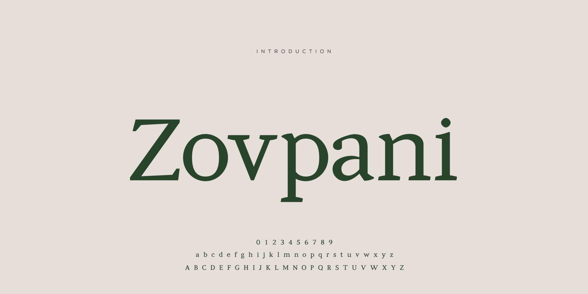 Elegant wedding font Pro Vector, Luxury Royal Abstract minimal modern font vector