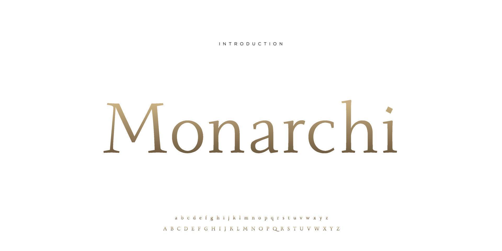 Elegant wedding font Pro Vector, Luxury Royal Abstract minimal modern font vector