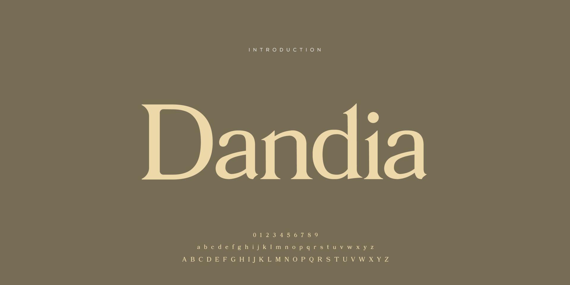 Elegant wedding font Pro Vector, Luxury Royal Abstract minimal modern font vector