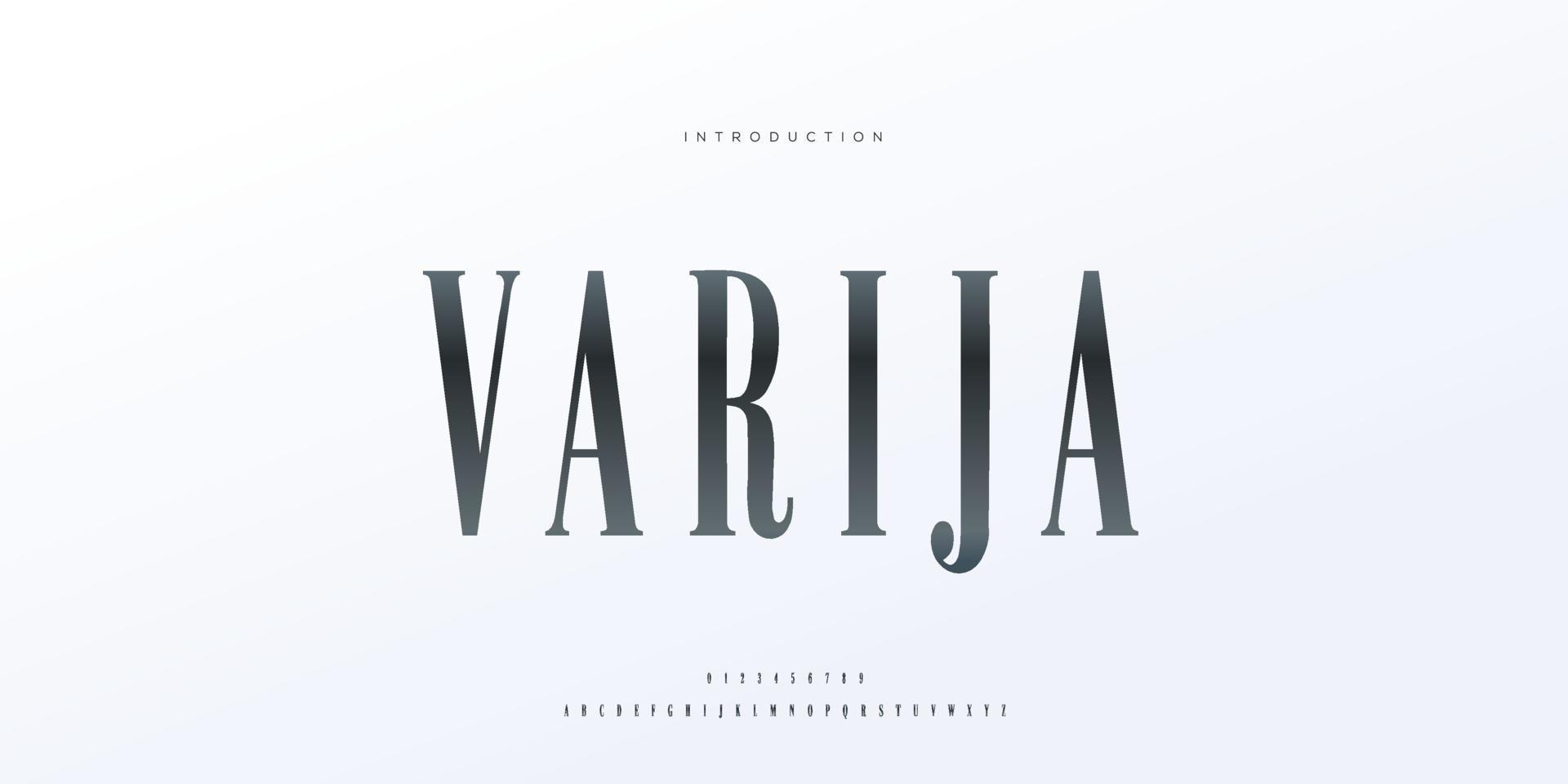 Elegant wedding font Pro Vector, Luxury Royal Abstract minimal modern font vector