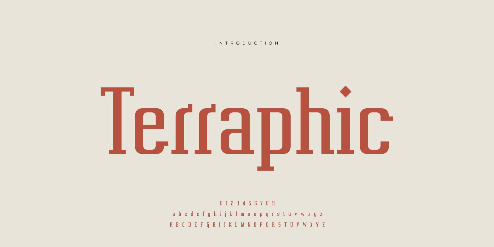 Elegant wedding font Pro Vector, Luxury Royal Abstract minimal modern font vector