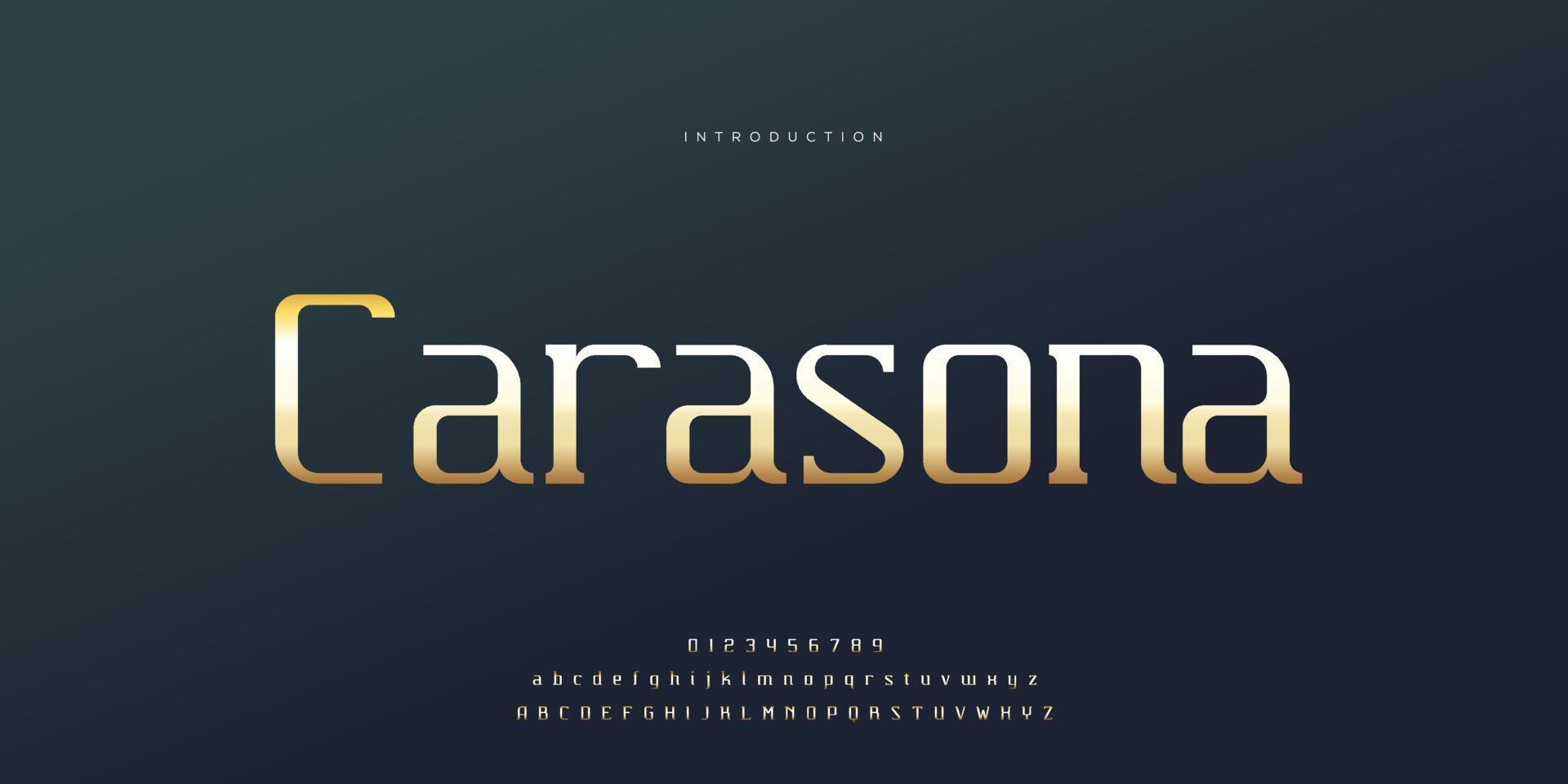 Elegant wedding font Pro Vector, Luxury Royal Abstract minimal modern font vector