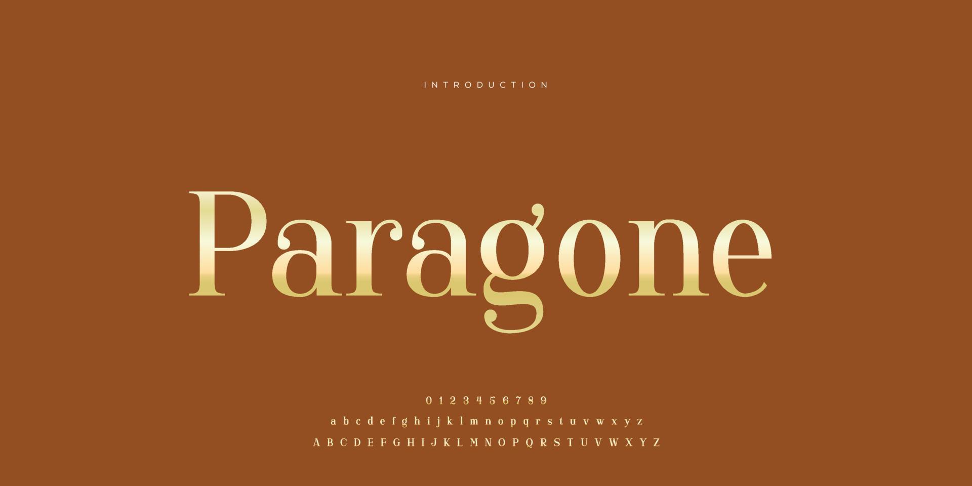 Elegant wedding font Pro Vector, Luxury Royal Abstract minimal modern font vector