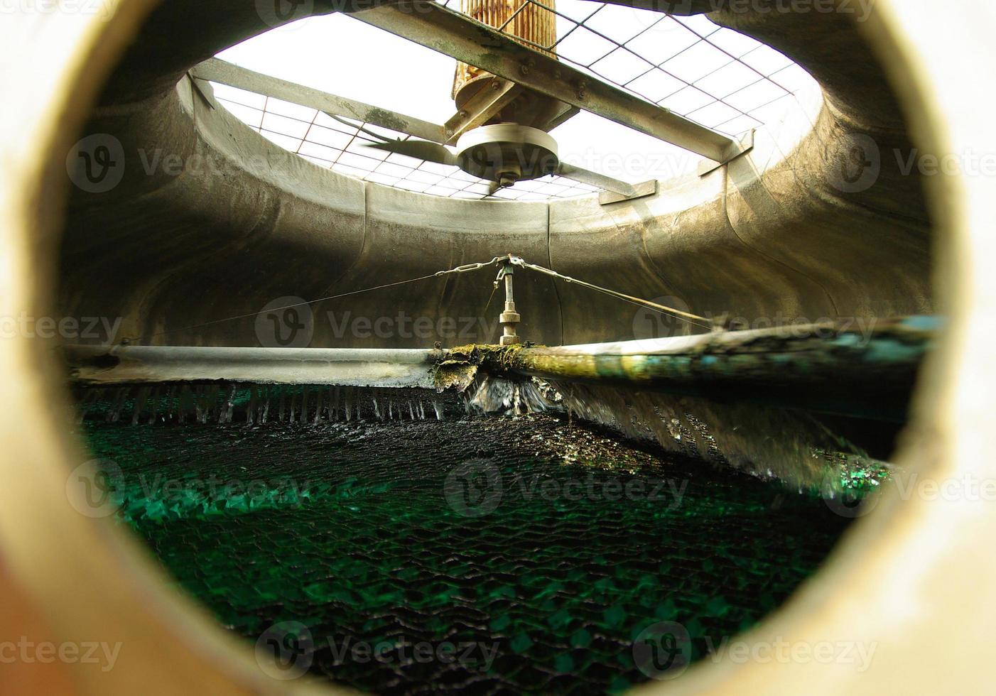 Water flow in the Cooling Tower photo