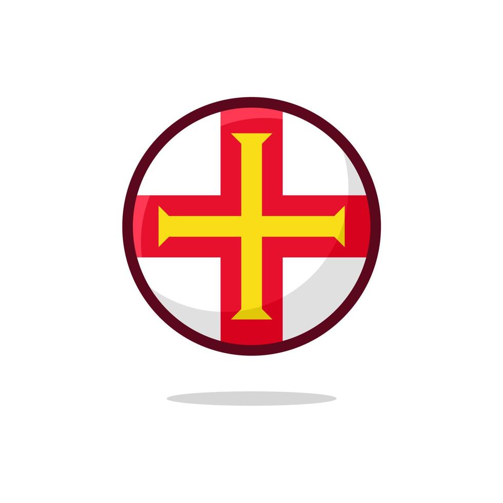 Guernsey Flag Icon vector